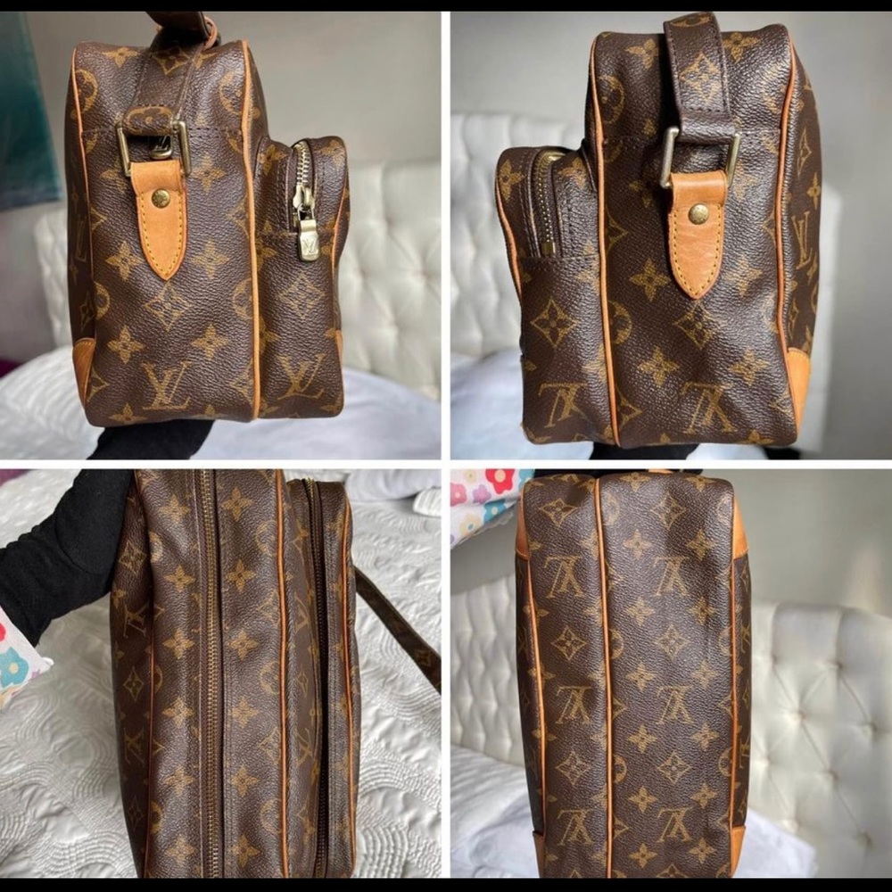 Louis Vuitton Monogram Canvas Crossbody Bag in Brown and Tan - Picture 6 of 11